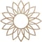 Ekena Millwork Daisy Wood Fretwork Pierced Ceiling Medallion, Red Oak, 38"OD x 12 1/2"ID x 3/8"T CMWP38X38X0375DARO - alternate 1